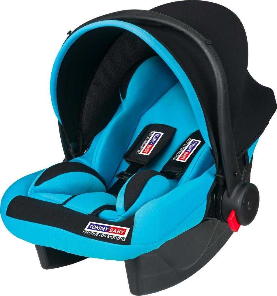 Tommybaby Lüx Pedli Bebek Taşıma, Bebek Oto Koltuğu Puset MAVİ-SİYAH