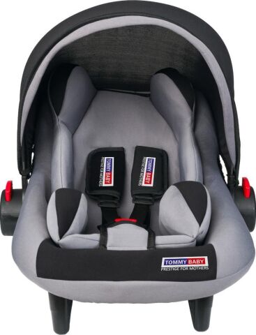 Tommybaby Lüx Pedli Bebek Taşıma, Bebek Oto Koltuğu Puset GRİ-SİYAH