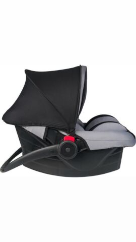 Tommybaby Lüx Pedli Bebek Taşıma, Bebek Oto Koltuğu Puset GRİ-SİYAH