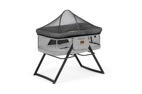 TommyBaby Rubby Portatif Katlanabilir Beşik Çok Amaçlı Sepet Beşik GRİ