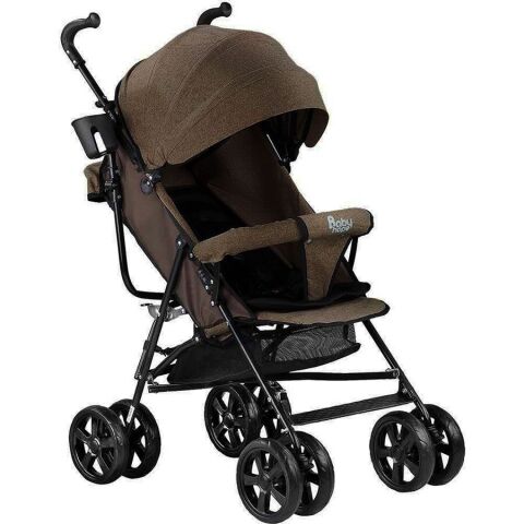 Babyhope SA7 Baston Bebek Arabası KAHVE