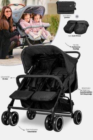 Twin Ikiz Bebek Arabasıı