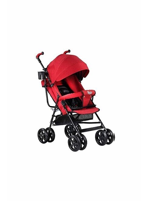 Babyhope SA7 Baston Bebek Arabası KIRMIZI
