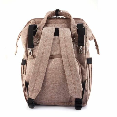 Tommybaby Lucca Anne Bebek Bakım Sırt Çantası-Ultra Hafif Keten Kumaş LACİVERT