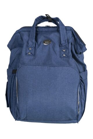 Tommybaby Lucca Anne Bebek Bakım Sırt Çantası-Ultra Hafif Keten Kumaş LACİVERT