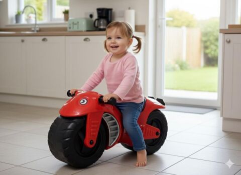 TommyBaby İlk Arabam Oyuncak İlk Motorum 1-3 yaş Akülü Değildir