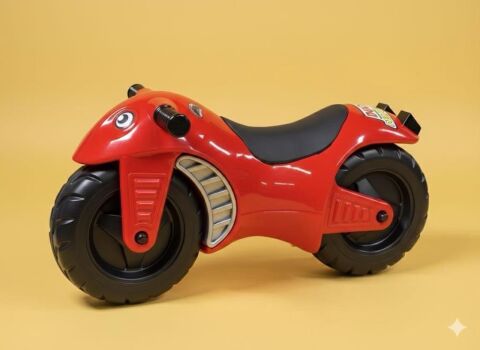 TommyBaby İlk Arabam Oyuncak İlk Motorum 1-3 yaş Akülü Değildir KIRMIZI