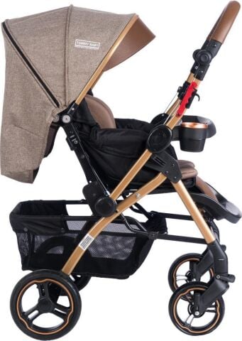TommyBaby Tornado Travel  Çift Yönlü Bebek Arabası Seyahat Sistem Puset KAHVERENGİ