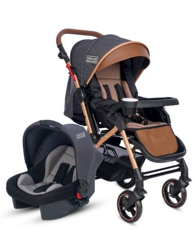 TommyBaby Tornado Travel  Çift Yönlü Bebek Arabası Seyahat Sistem Puset ANTRASİT