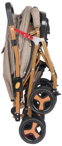 TommyBaby Classic Travel Çift Yönlü Bebek Arabası Tam Yatarlı Puset KAHVERENGİ
