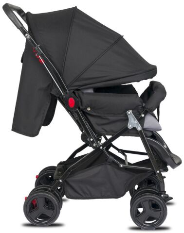 TommyBaby Classic Travel Çift Yönlü Bebek Arabası Tam Yatarlı Puset SİYAH
