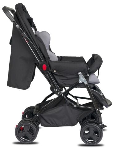 TommyBaby Classic Travel Çift Yönlü Bebek Arabası Tam Yatarlı Puset SİYAH