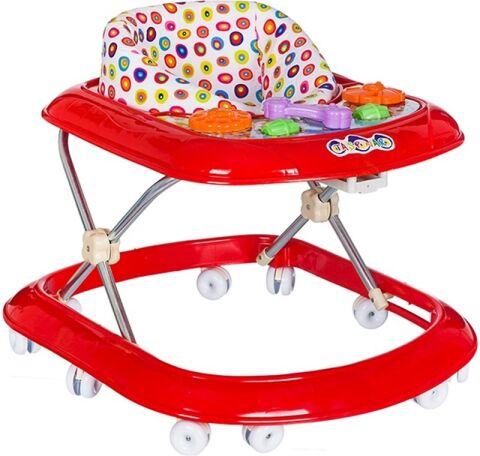 Taşpınar 3 Kademeli Lüx Balıklı Yürüteç 10 Teker BEYAZ