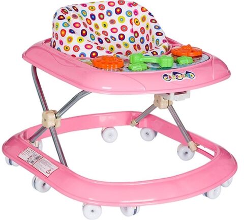 Taşpınar 3 Kademeli Lüx Balıklı Yürüteç 10 Teker BEYAZ