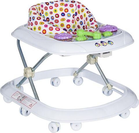 Taşpınar 3 Kademeli Lüx Balıklı Yürüteç 10 Teker PEMBE