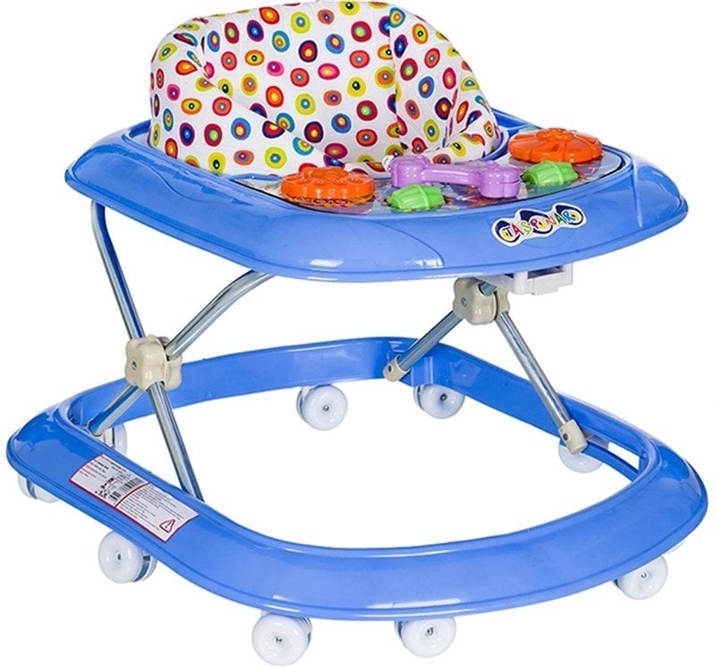 Taşpınar 3 Kademeli Lüx Balıklı Yürüteç 10 Teker MAVİ