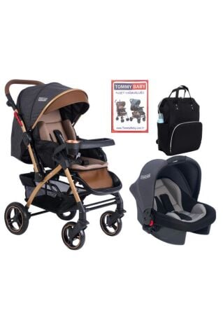 TommyBaby Tornado Travel 4 lü Fırsat  Seti ANTRASİT