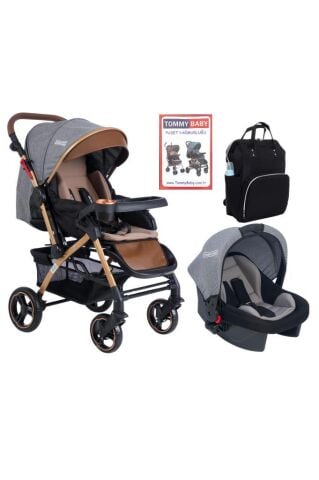 TommyBaby Tornado Travel 4 lü Fırsat  Seti ANTRASİT