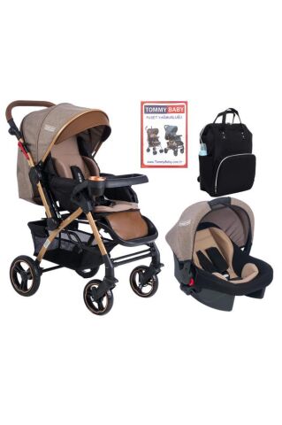 TommyBaby Tornado Travel 4 lü Fırsat  Seti KAHVERENGİ