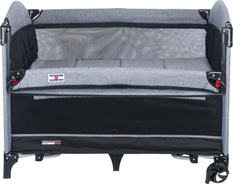 TommyBaby Anne Yanı Beşik Park Yatak Oyun Parkı 70x110 GRİ