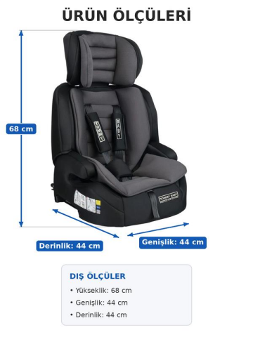TOMMYBABY  Isofixli Bebek Çocuk Oto Koltuğu 9-36 Kg