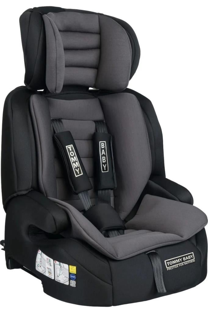 TOMMYBABY  Isofixli Bebek Çocuk Oto Koltuğu 9-36 Kg GRİ