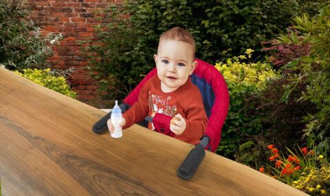 Tommybaby Gurme Portatif Mama Sandalyesi Taşınabilir Mama Sandalyesi YEŞİL