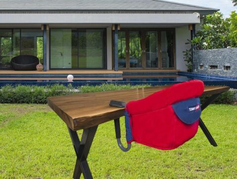 Tommybaby Gurme Portatif Mama Sandalyesi Taşınabilir Mama Sandalyesi GRİ