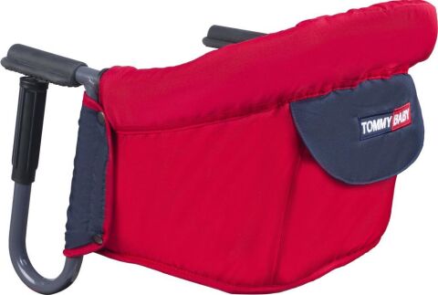 Tommybaby Gurme Portatif Mama Sandalyesi Taşınabilir Mama Sandalyesi KIRMIZI