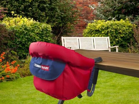 Tommybaby Gurme Portatif Mama Sandalyesi Taşınabilir Mama Sandalyesi KIRMIZI