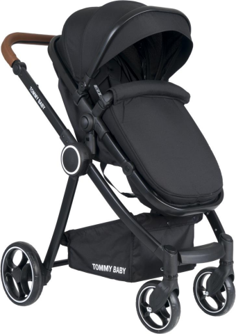 Tommybaby Toranto Black Vip Travel Sistem Bebek Arabası + Puset SİYAH