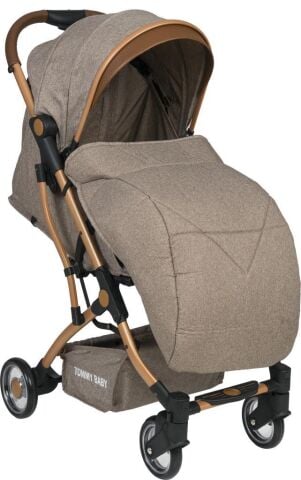 Tommybaby Golf Kabin Bebek Arabası Gold Kabin Boy KAHVERENGİ