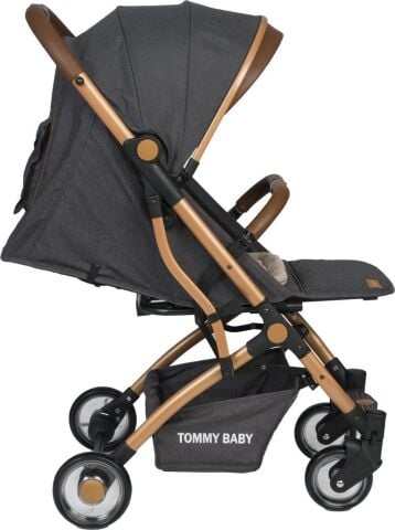 Tommybaby Golf Kabin Bebek Arabası Gold Kabin Boy ANTRASİT