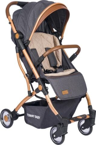 Tommybaby Golf Kabin Bebek Arabası Gold Kabin Boy ANTRASİT