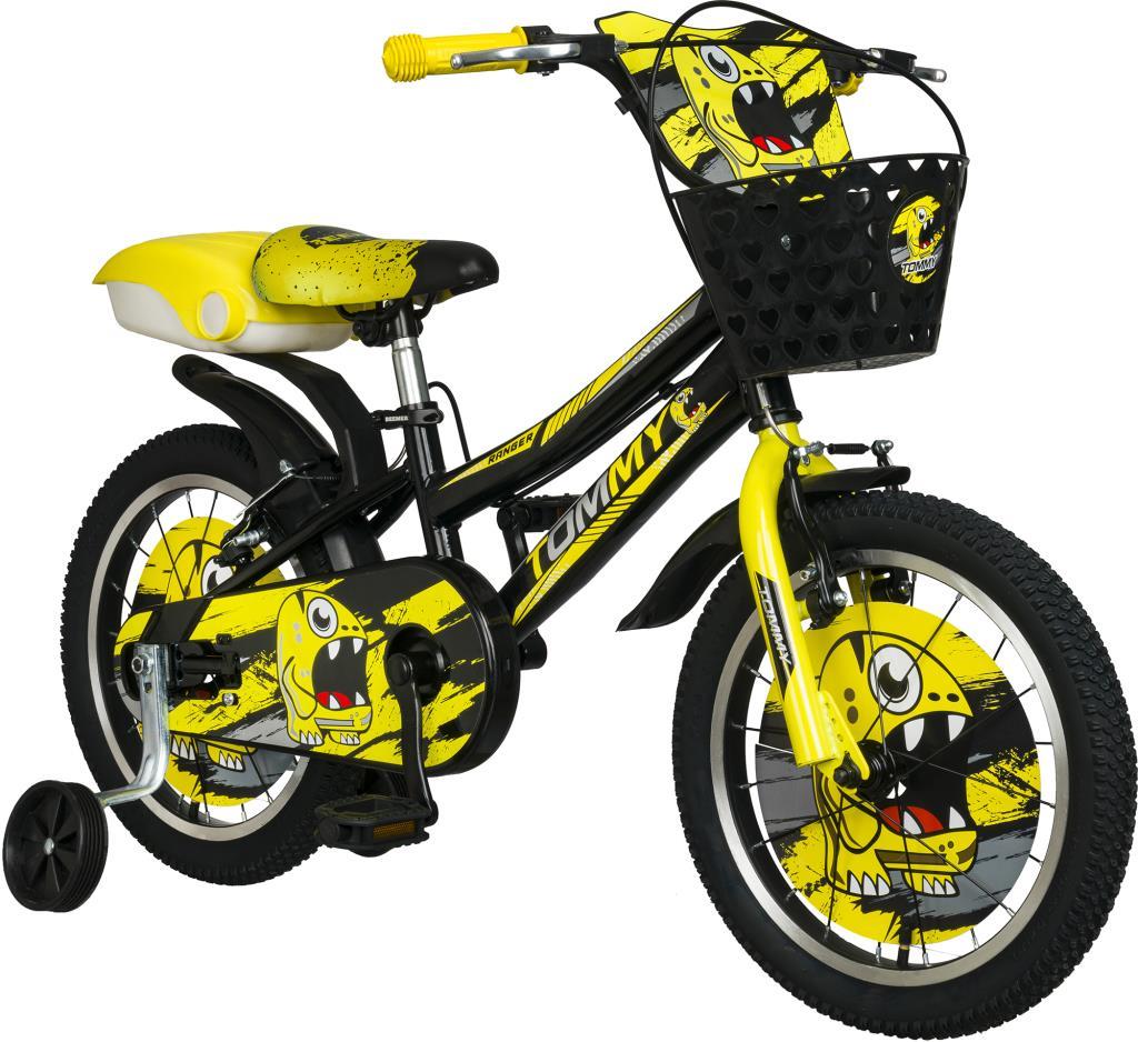 【☆Y☆】 TommyBike 16 jant Lüx Aksesuarlı Cocuk Bisikleti 5-8 Yaş - Tommy Baby