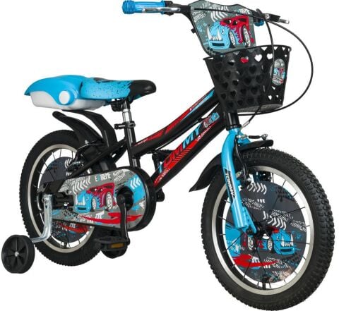 TommyBike 16 jant Lüx Aksesuarlı Cocuk Bisikleti 5-8 Yaş KIRMIZI