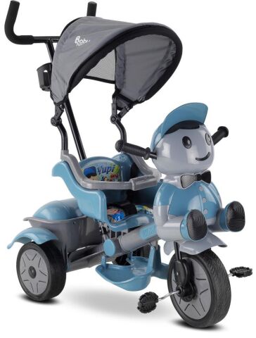 Babyhope 125 Yupi 3 Tekerlekli İtmeli Bisiklet 2019 PETROL MAVİSİ
