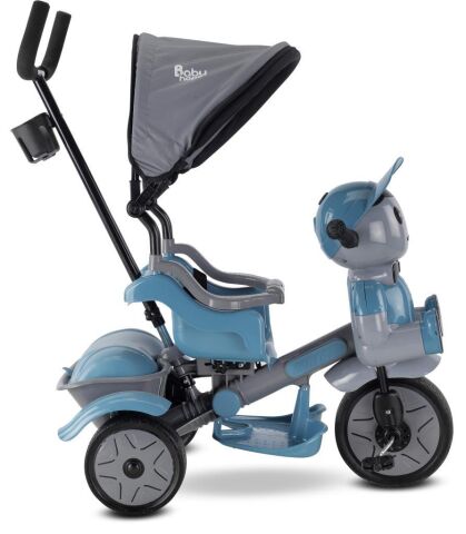Babyhope 125 Yupi 3 Tekerlekli İtmeli Bisiklet 2019 PETROL MAVİSİ