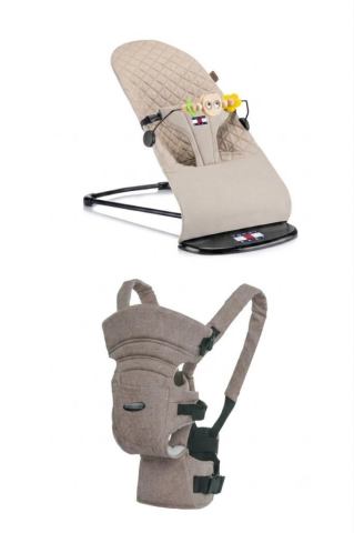 Tommybaby Elite Lüx 2'li Set-Ana Kucağı ve Kanguru