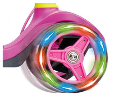 SPACE SCOOTER UZAY SCOOTER MİNİ IŞIKLI SCOOTER PEMBE