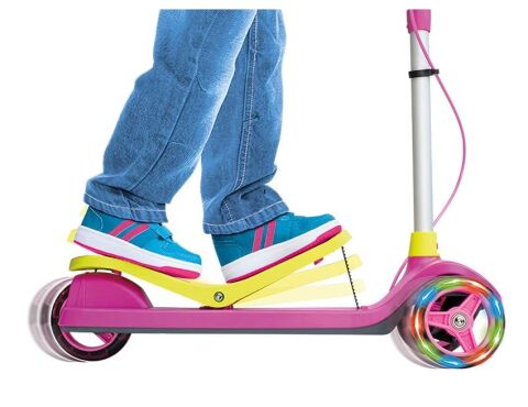 SPACE SCOOTER UZAY SCOOTER MİNİ IŞIKLI SCOOTER PEMBE