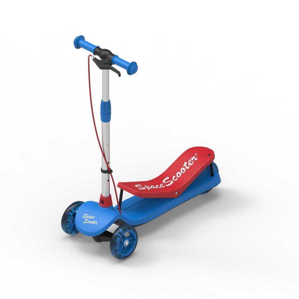 SPACE SCOOTER UZAY SCOOTER MİNİ IŞIKLI SCOOTER MAVİ