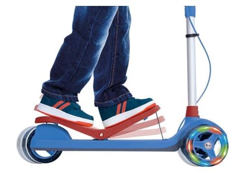 SPACE SCOOTER UZAY SCOOTER MİNİ IŞIKLI SCOOTER MAVİ