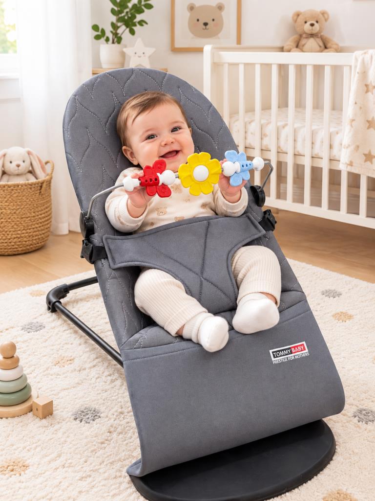 TommyBaby Balance Ana Kucağı Katlanabilir Sallanır Ana Kucağı GRİ