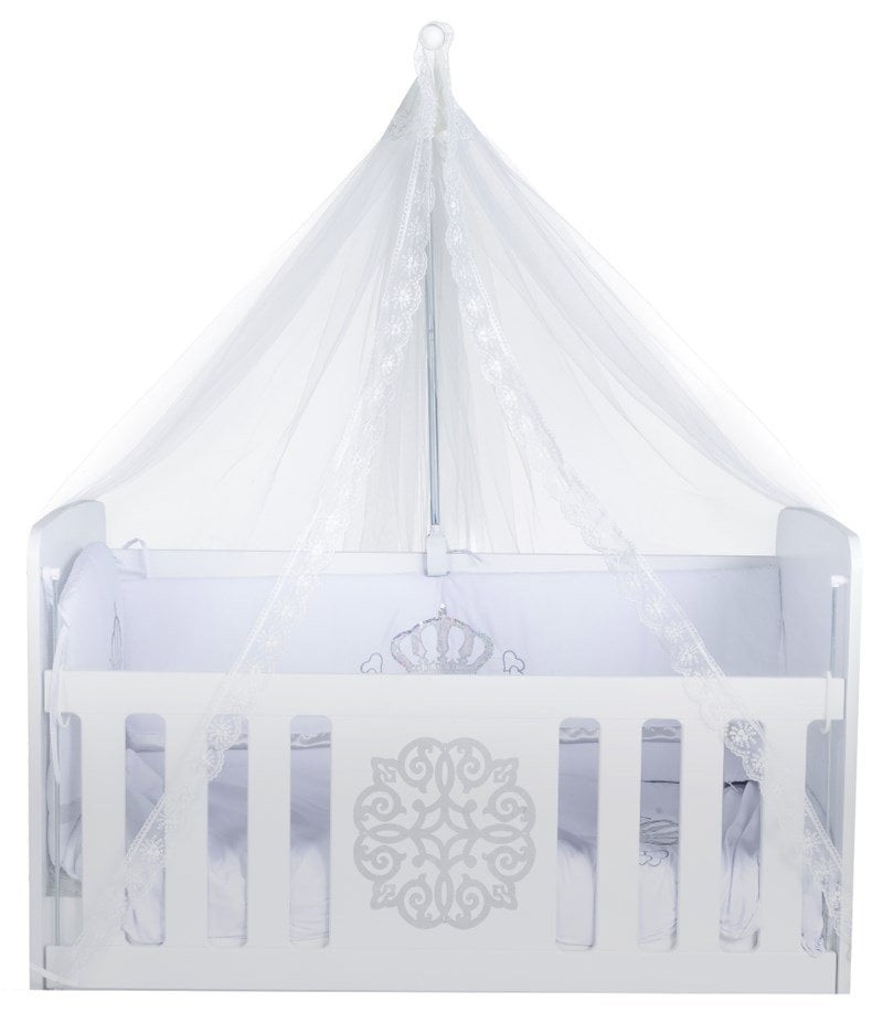 Tommybaby Güpürlü Lüx Cibinlik ve Topuzlu Demir