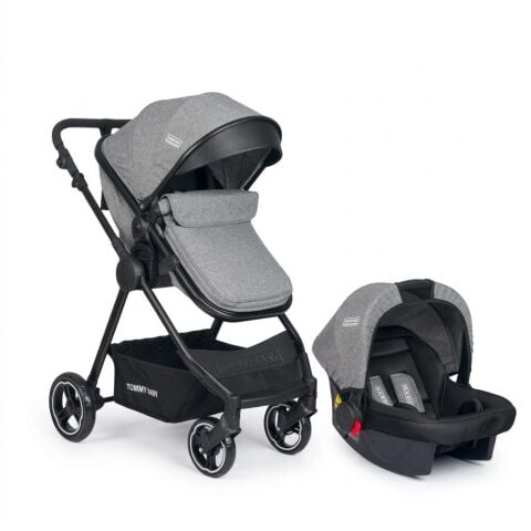 Tommybaby Handy Black New Travel (Seyahat) Sistem Bebek Arabası