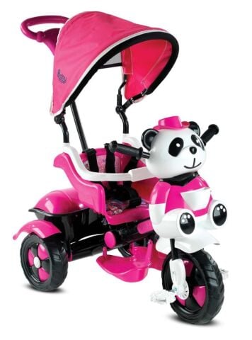Babyhope 127 Little Panda 3 Tekerlekli İtmeli Bisiklet YEŞİL/BEJ