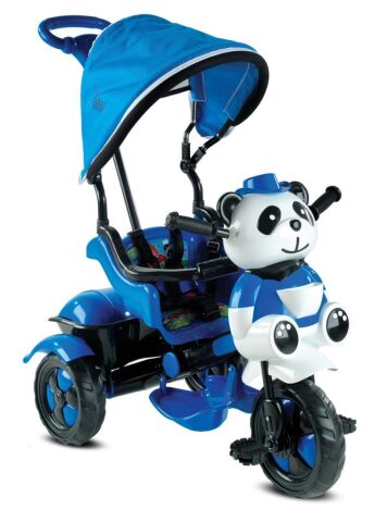 Babyhope 127 Little Panda 3 Tekerlekli İtmeli Bisiklet MAVİ