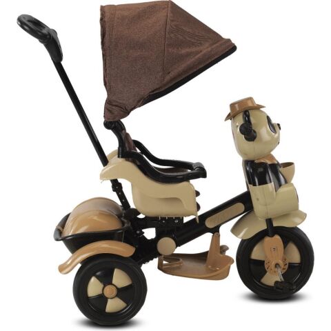 Babyhope 127 Little Panda 3 Tekerlekli İtmeli Bisiklet KAHVERENGİ