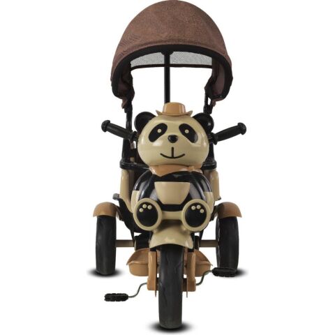 Babyhope 127 Little Panda 3 Tekerlekli İtmeli Bisiklet KAHVERENGİ